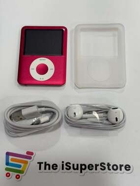 Refurbished Apple ipod Nano 3rd Gen 8GB Red Like New + 1 Year Warranty